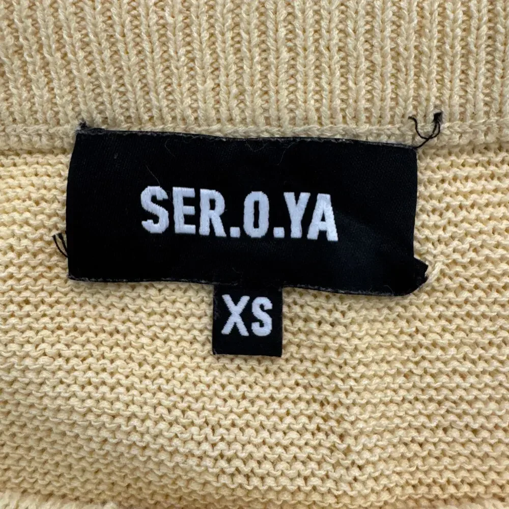 SER.O.YA Kora Knit Maxi Skirt Butter